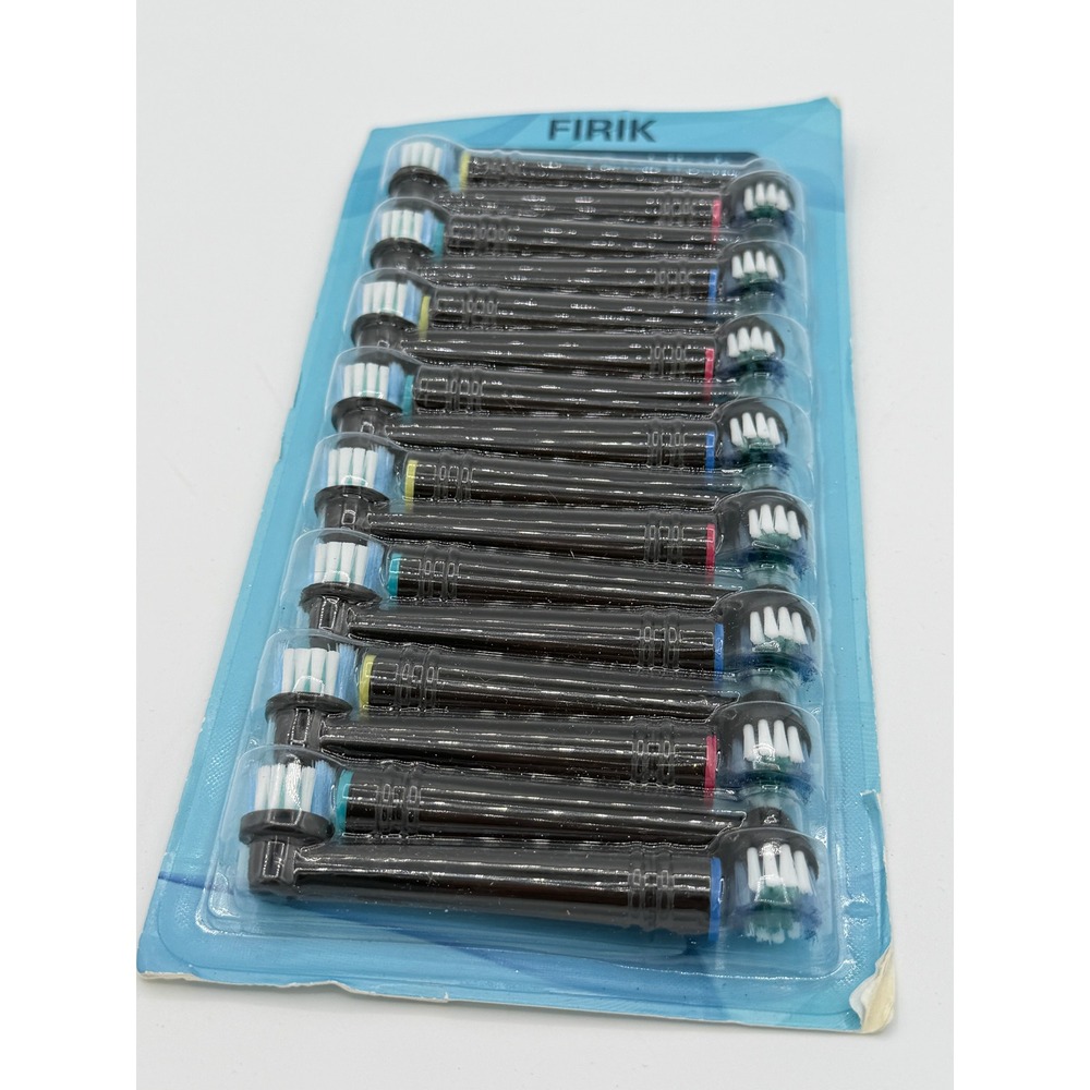Firik 16 Pack Replacement Brush Heads for Oral B Electric Toothbrush Black NEW